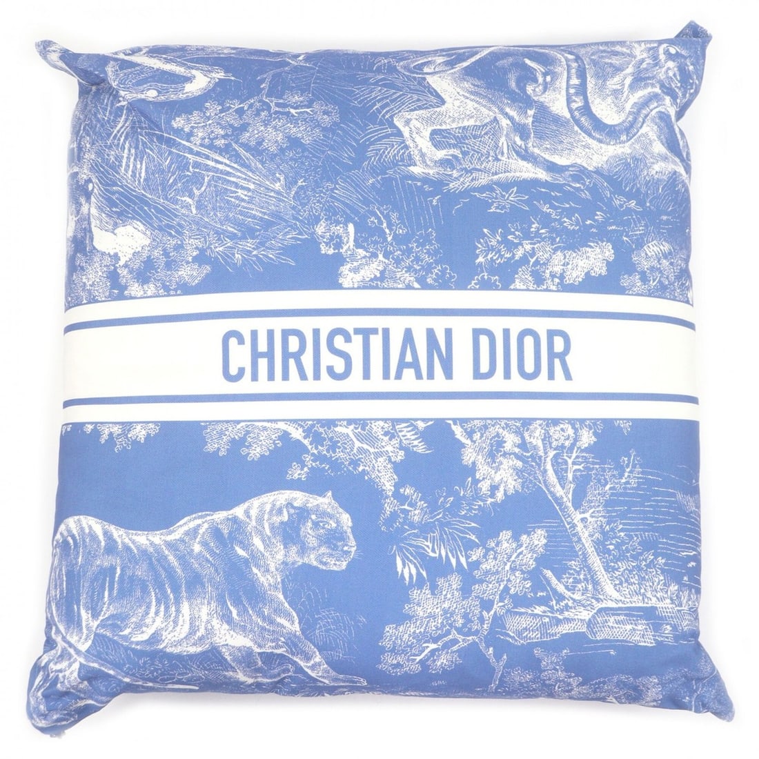 Christian Dior HYP02RCO0U Dioliviera Linen Blend Cushion, Blue, Made in France, Women's: --- Catalog ---Category: DesignType: CushionColor: BlueMaterial: Acrylic, PolyesterCategory: GeneralBrand: Christian DiorCountry of Origin: FranceCategory: Physical PropertiesSize (HxWxD): 800.00mm x