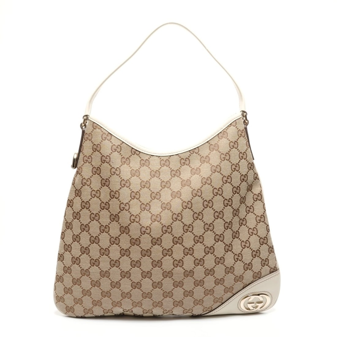 Gucci GG Canvas Shoulder Bag, Beige (1 of 17)
