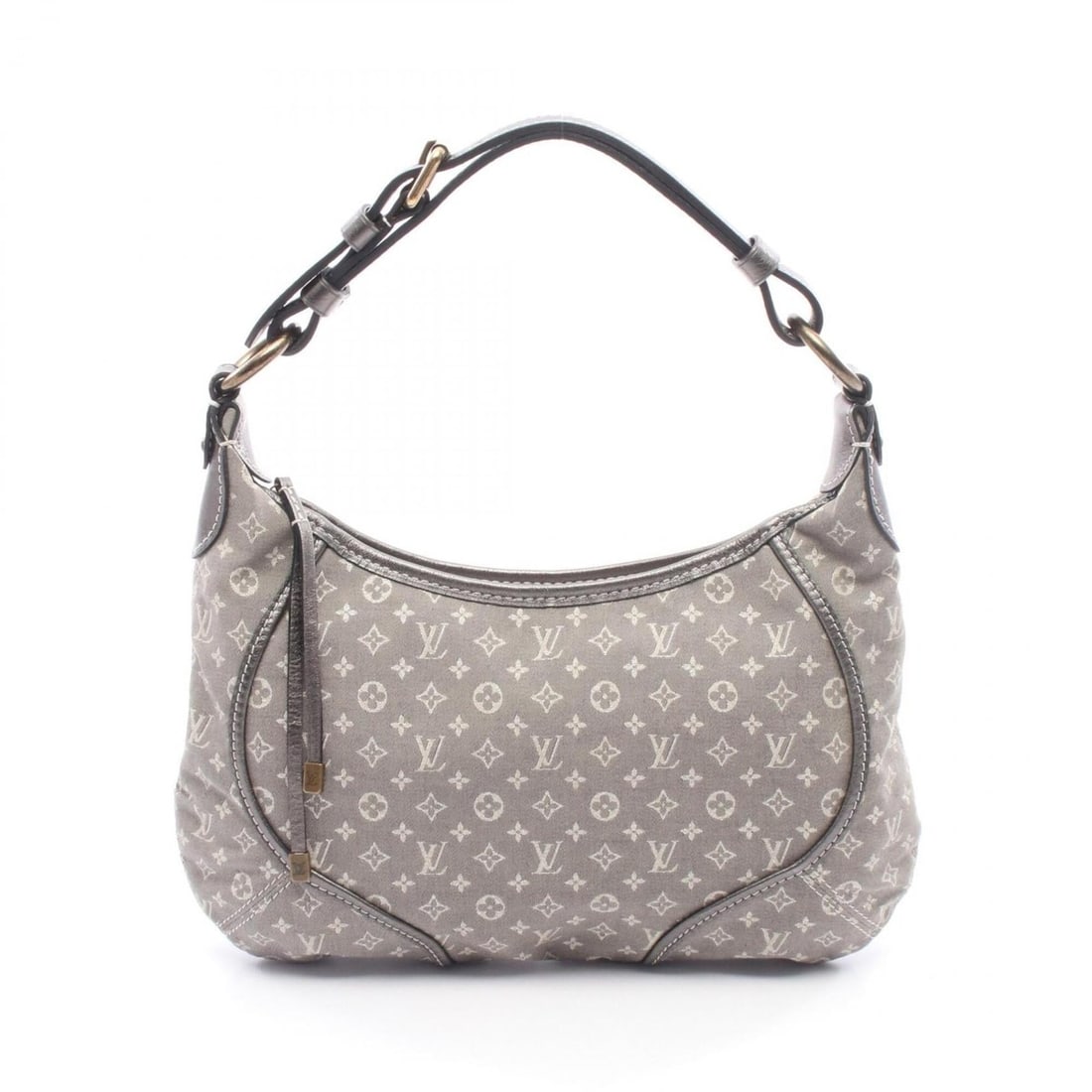 Louis Vuitton Manon PM Shoulder Bag/Handbag, Canvas and Leather, Monogram Mini Lin, Women's,: --- Catalog ---Category: SizeSize (HxWxD): 17.5cm x 32cm x 6cm / 6.88'' x 12.59'' x 2.36''Category: DesignType: Handbag, Shoulder bagColor: Gray, PlatineGender: WomenMaterial: Monogram Mini Lin , Canv
