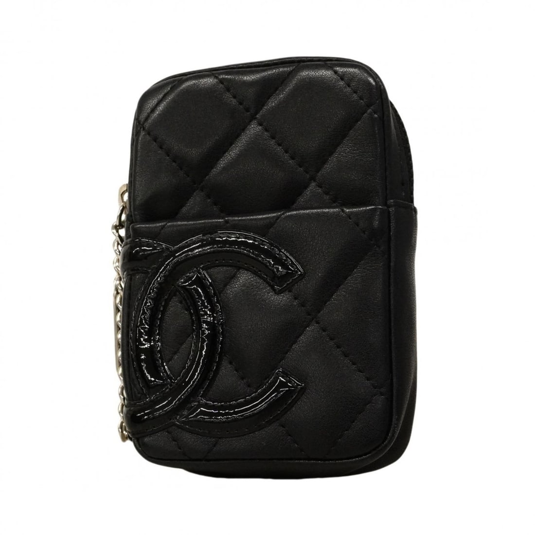 Chanel Cambon Lambskin Cigarette Case, Black, Women's: --- Catalog ---Category: DesignType: Cigarette caseColor: BlackMaterial: LeatherLeather/Fur Type: LambskinCategory: GeneralBrand: ChanelCategory: Physical PropertiesSize (HxWxD): 11cm x 7cm x 3cm / 4.