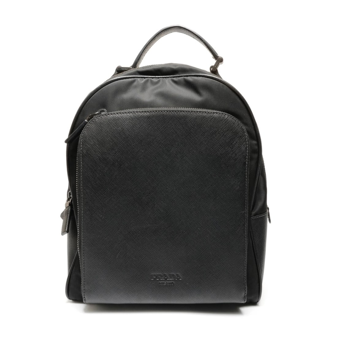 Prada Saffiano Nylon Backpack/Daypack, Black (1 of 16)