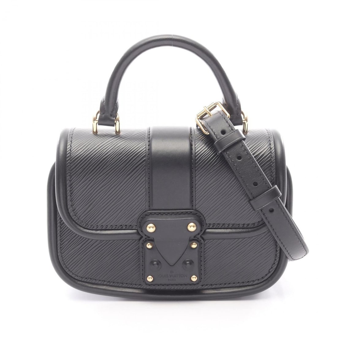 Louis Vuitton Hide and Seek 2-Way Handbag, Leather, Epi Women's, Black, M22724 (1 of 12)