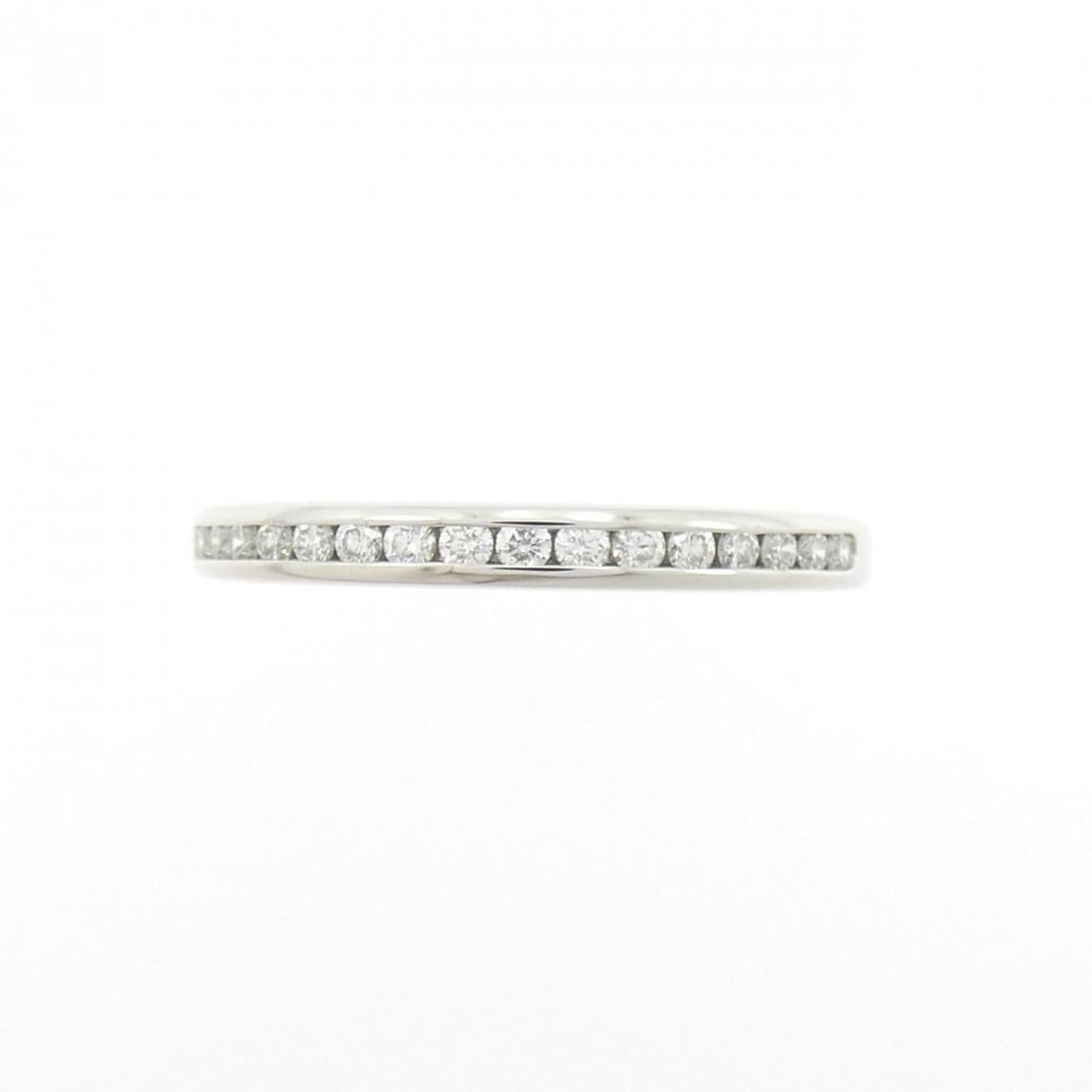 Tiffany Half Circle Channel Setting Ring - 2