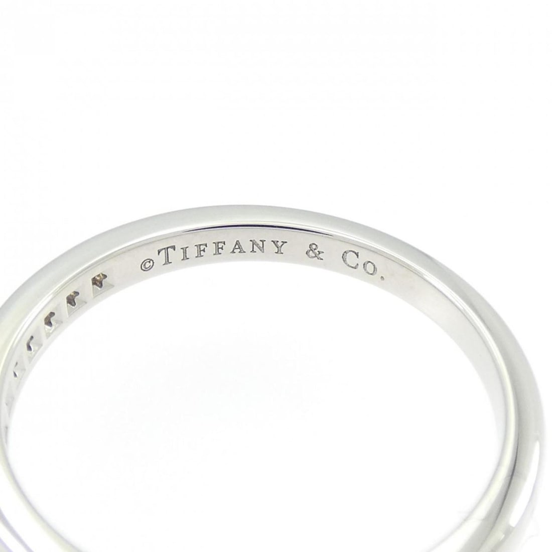 Tiffany Half Circle Channel Setting Ring - 4