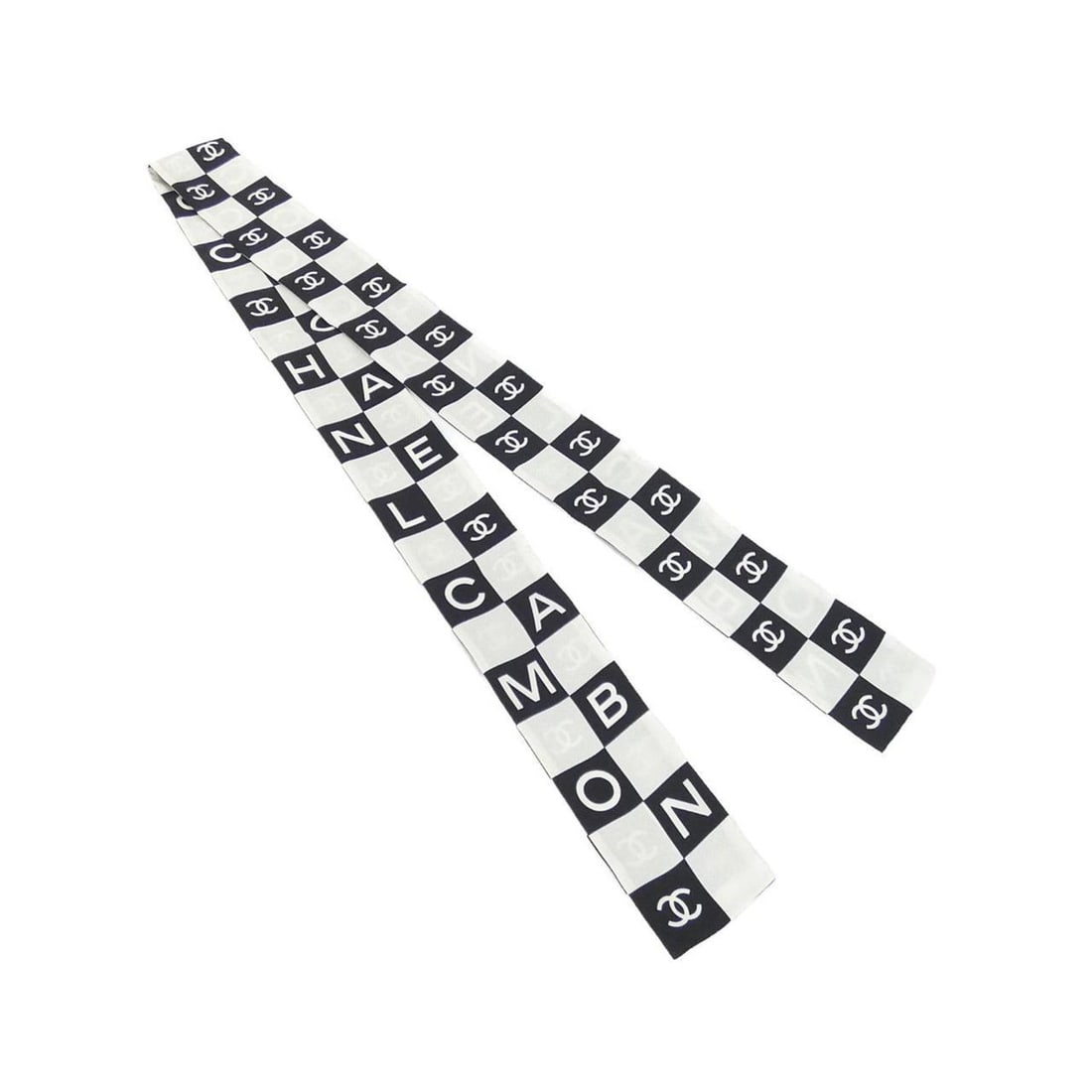 Chanel AA8768 Hairband: --- Catalog ---Category: SizeSize (LxW): 1.2m x 6cm / 47.24'' x 2.36''Category: DesignColor: BlackGender: WomenMaterial: SilkCategory: GeneralMPN: AA8768Brand: Chanel--- Item List ---Section: