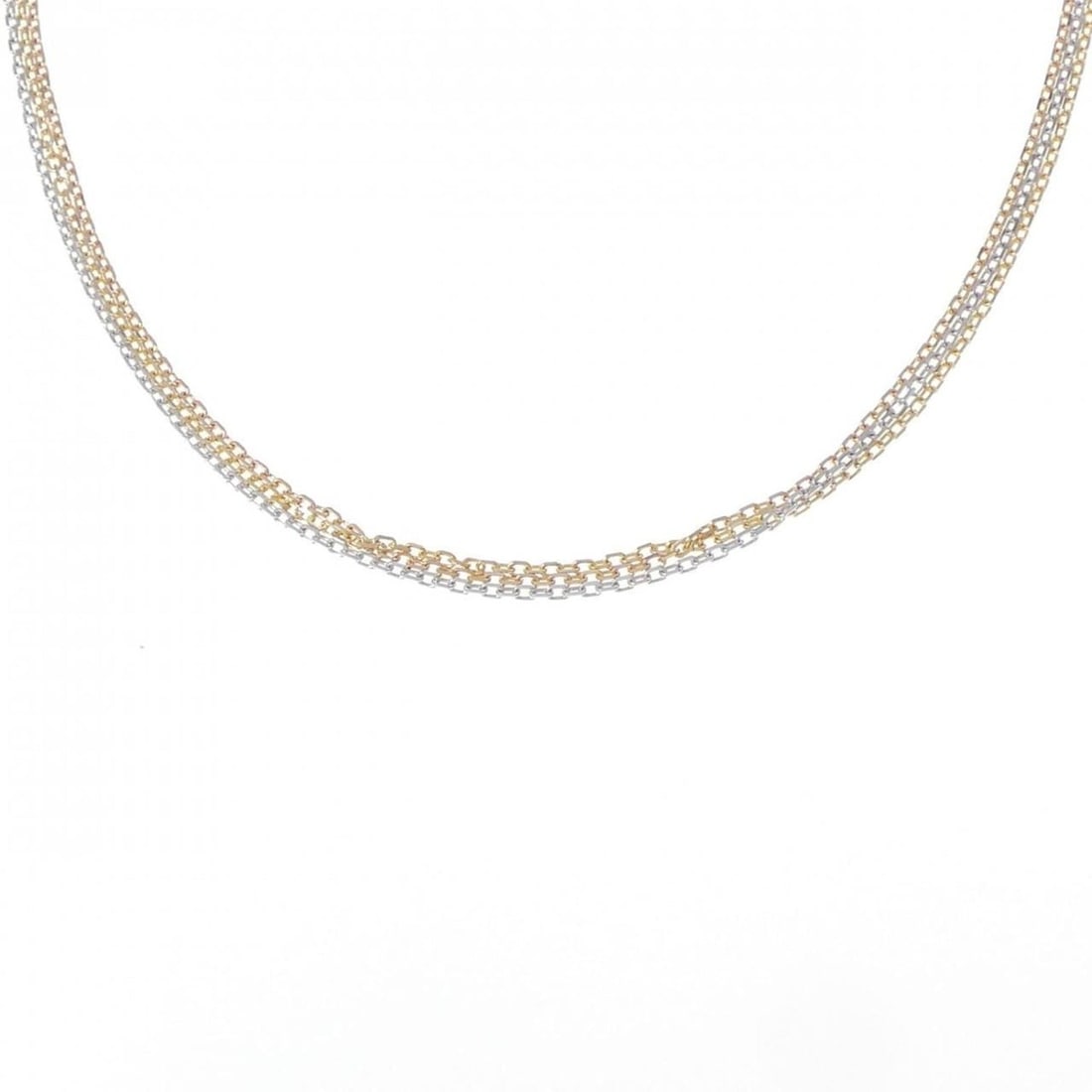 Cartier Trinity Necklace: --- Catalog ---Category: SizeNeck Circumference: 55 cm / 21.65''Category: DesignColor: Pink, White, YellowGender: WomenMaterial: Pink gold, White gold, Yellow gold (18K)Necklace Type: