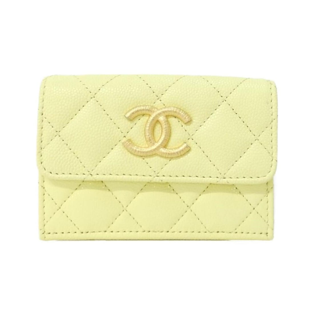 Chanel AP3518 Wallet: --- Catalog ---Category: SizeSize (HxWxD): 8cm x 11cm x 3cm / 3.14'' x 4.33'' x 1.18''Category: DesignColor: YellowGender: WomenMaterial: Grained Calfskin Category: GeneralMPN: AP3518Brand: Chanel---