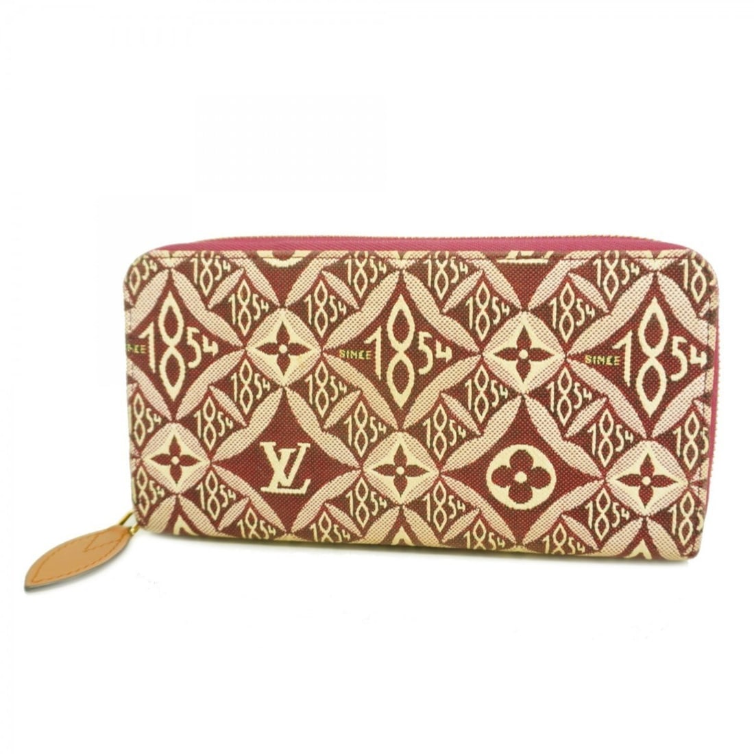 Louis Vuitton Monogram Jacquard Long Wallet SINCE 1854 Zippy M69994 Bordeaux Women's: --- Catalog ---Category: SizeSize (HxWxD): 10cm x 19.5cm x 2.5cm / 3.93'' x 7.67'' x 0.98''Category: DesignColor: BordeauxGender: WomenCategory: GeneralMPN: M69994Brand: Louis Vuitton--- Item List ---