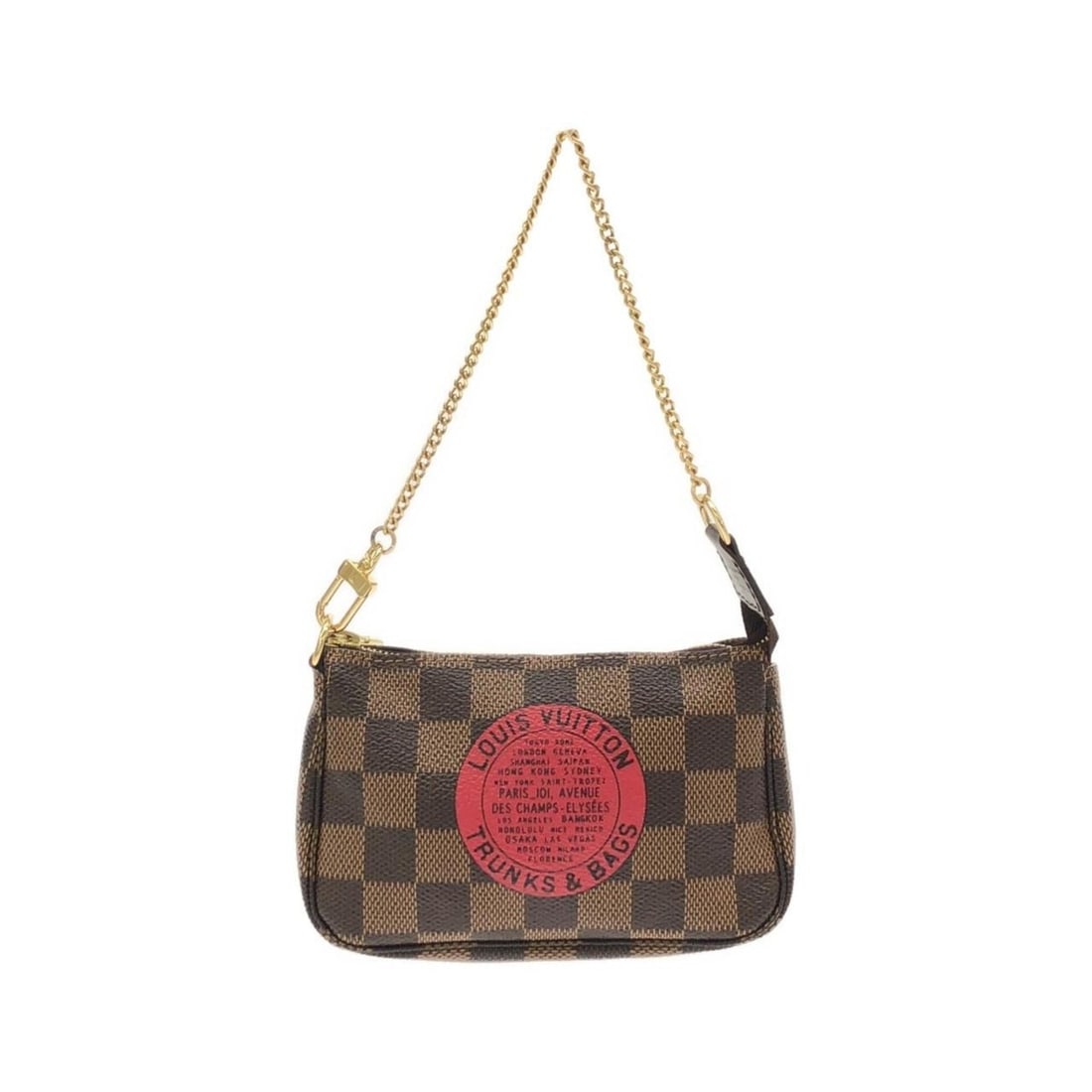 Louis Vuitton Damier (T&B) Mini Pochette Accessoires N58011 Accessory Pouch: --- Catalog ---Category: SizeSize (HxWxD): 10cm x 15cm x 3cm / 3.93'' x 5.9'' x 1.18''Category: DesignType: Pochette, PouchColor: Damier Canvas, EbeneGender: WomenMaterial: Coated canvas Category: Gen