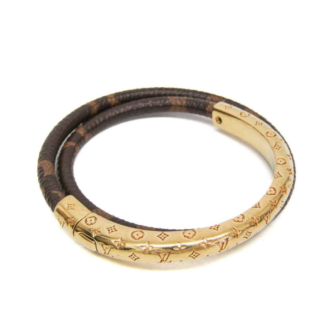 Louis Vuitton Monogram Brasserie Pure LV M6541E Metal,Monogram Bangle Gold,Monogram: --- Catalog ---Category: SizeLength: 15cm / 5.9''Weight: 22.5g / 0.79oz.Total Length: 36cm / 14.17''Category: DesignType: BangleColor: Gold, MonogramMetal: GoldStone: No StoneGender: WomenClosure: Box