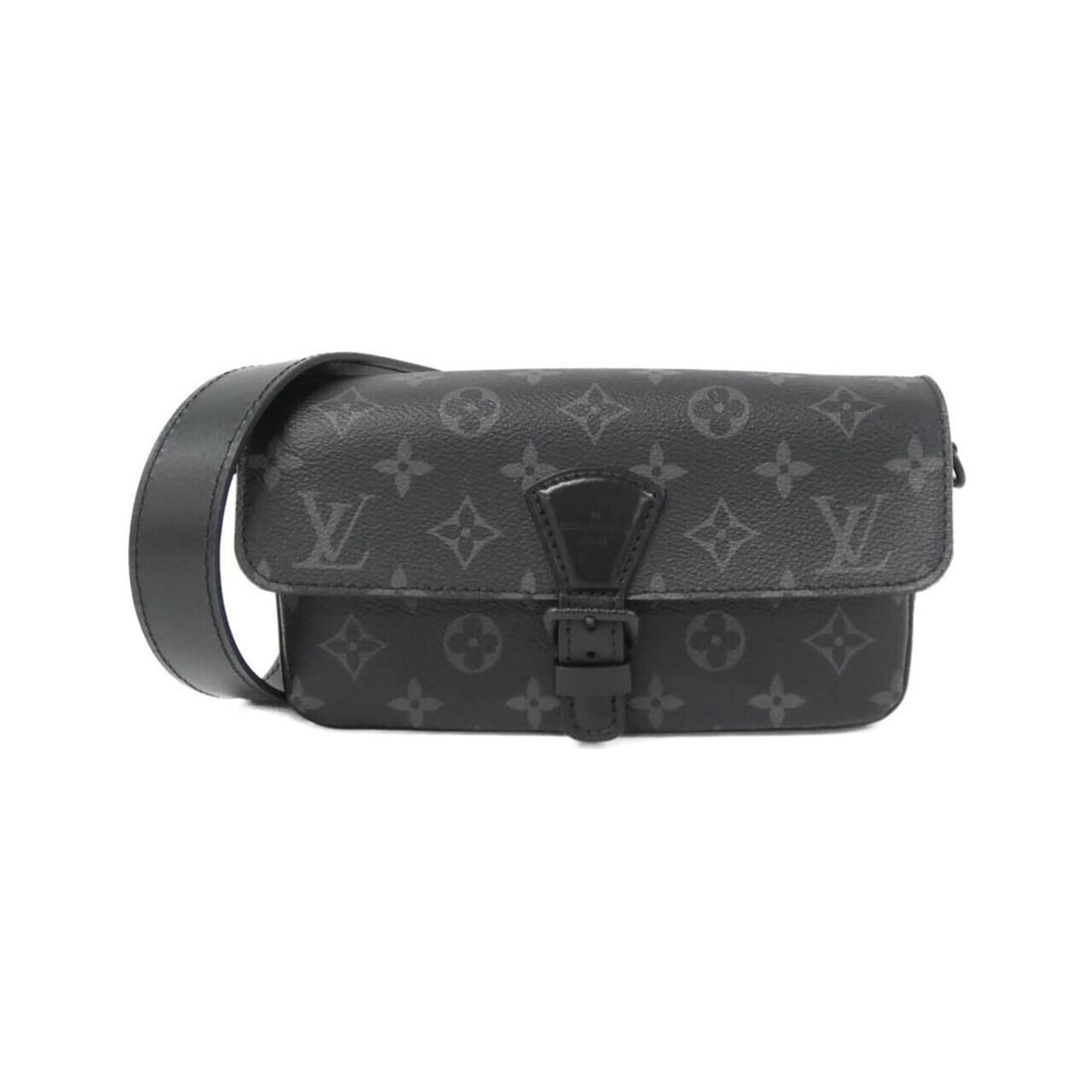 Louis Vuitton Monogram Eclipse Montsouris Wearable Wallet M83567 Shoulder Bag (1 of 17)