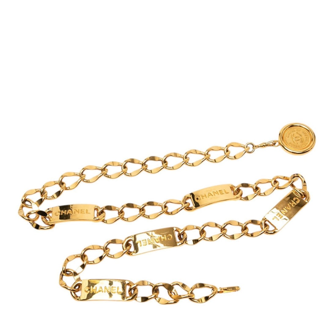 Chanel Coco Mark 31 RUE CAMBON PARIS Chain Belt Gold Plated Women's CHANEL (1 of 14)