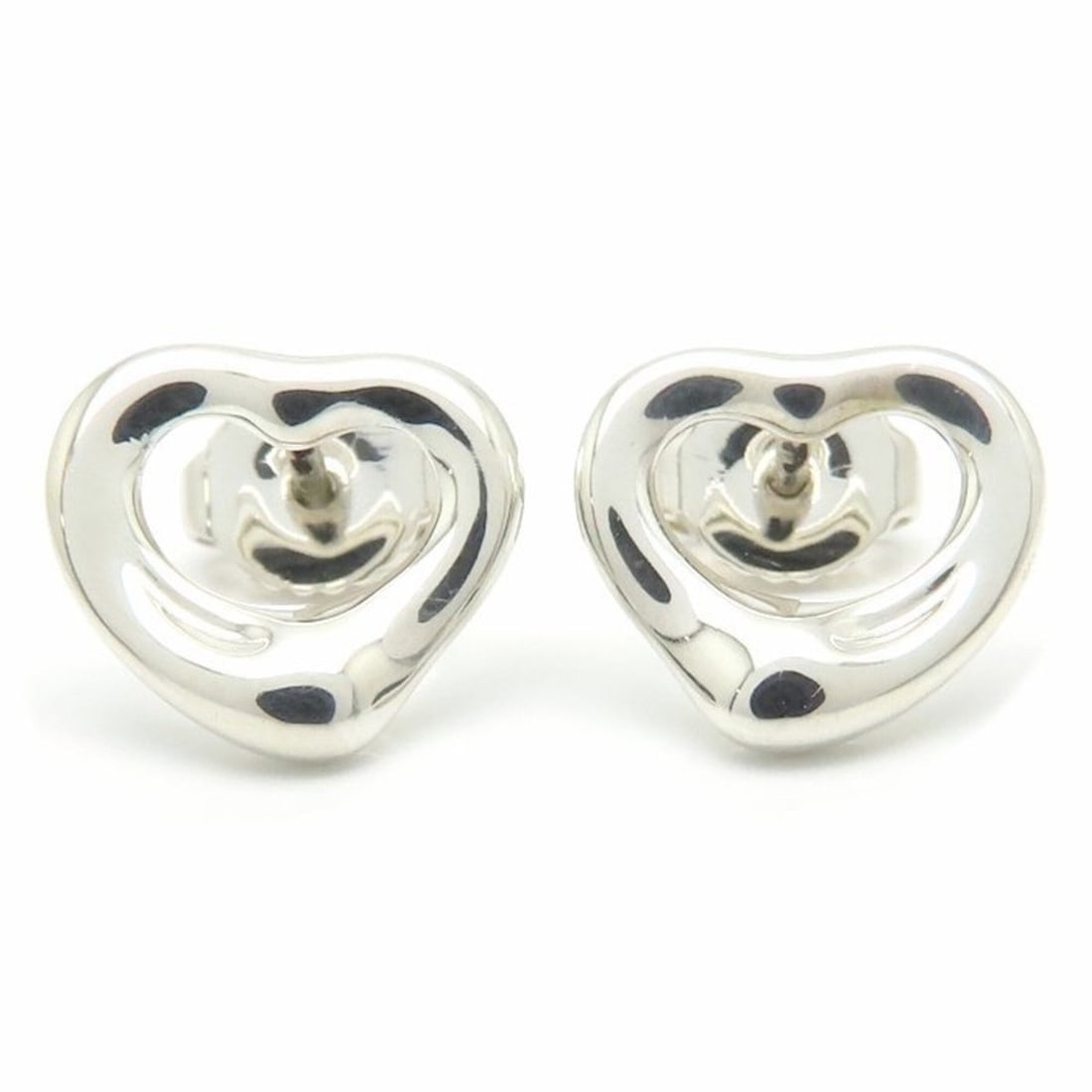 TIFFANY&Co. Tiffany Open Heart Earrings, Elsa Peretti, SV925, Women's, 295375: --- Catalog ---Category: SizeSize (HxWxD): 10.00mm x 11.00mm / 0.39'' x 0.43''Category: DesignType: Stud earringsGender: WomenMaterial: Silver 925Category: GeneralBrand: Tiffany--- Item List ---Sectio