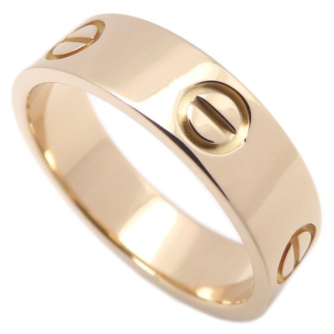 CARTIER Love Ring, Size #57, K18PG, Women's, B4084800 295391 (1 of 13)