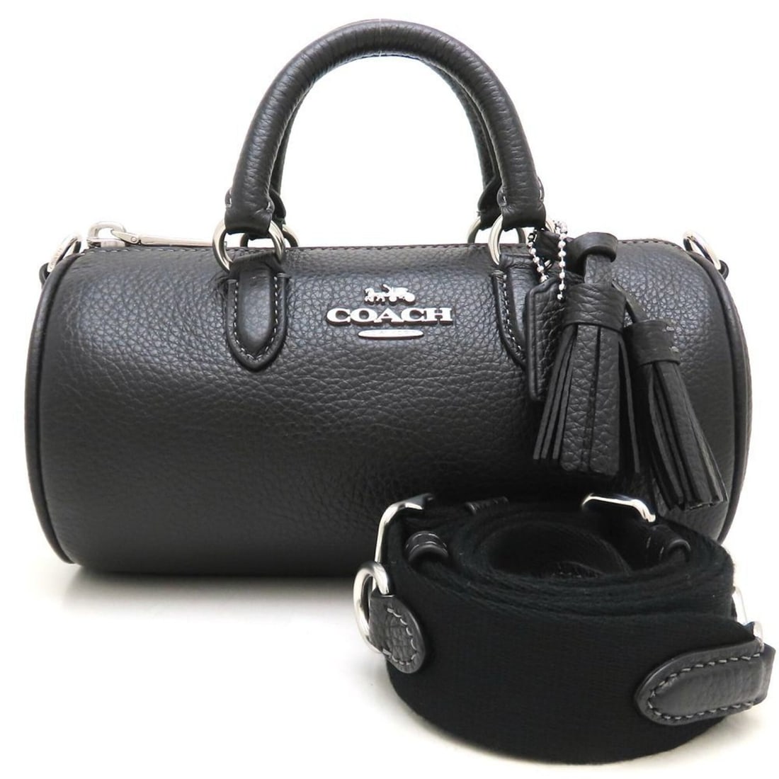 COACH Lacy Crossbody CJ571 2-Way Mini Shoulder Bag, Leather, Black, Outlet, Women's, 353194: --- Catalog ---Category: SizeSize (HxWxD): 9.5cm x 19.5cm x 9.5cm / 3.74'' x 7.67'' x 3.74''Category: DesignType: Shoulder bagColor: BlackGender: WomenMaterial: Leather Category: GeneralMPN: CJ571Bran