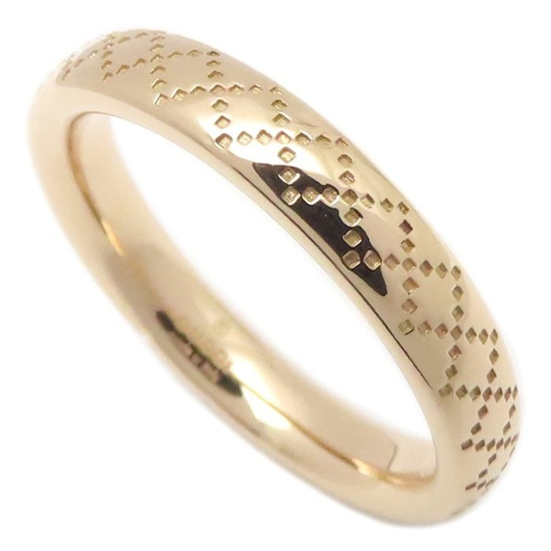 GUCCI Diamantissima Ring, Size 12, 18K Pink Gold, Women's, Item Number 295349 (1 of 11)