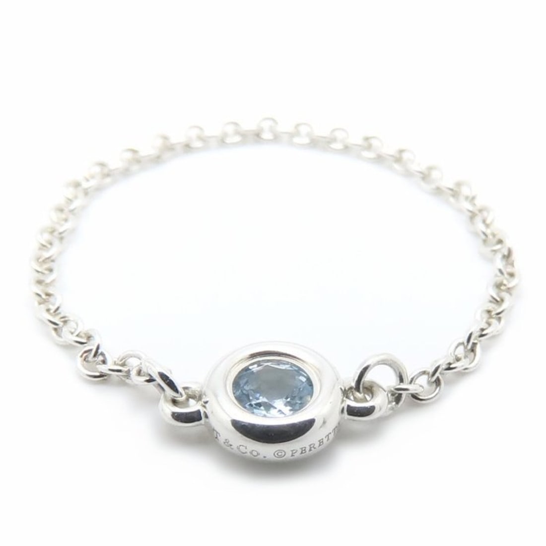 TIFFANY&Co. Tiffany & Co. By the Yard Ring, Aquamarine, Elsa Peretti Design, SV925, Women's, 295394: --- Catalog ---Category: SizeJP Size: 12US Size: 6.5Category: DesignType: Band ringGender: WomenMaterial: Silver 925Category: GeneralBrand: Tiffany--- Item List ---Section: ConditionRanking: Rank A Us