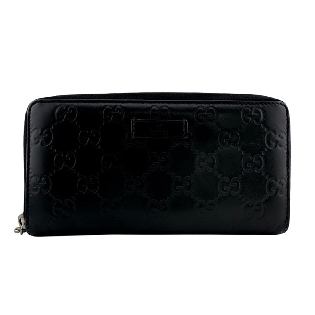 GUCCI 496334 Round Zipper Wallet with Horsebit Hardware, Guccissima Pattern, Black: --- Catalog ---Category: SizeSize (HxWxD): 10cm x 18.5cm / 3.93'' x 7.28''Category: DesignColor: BlackGender: MenMaterial: Leather Category: GeneralMPN: 496334Brand: Gucci--- Item List ---Section: Con