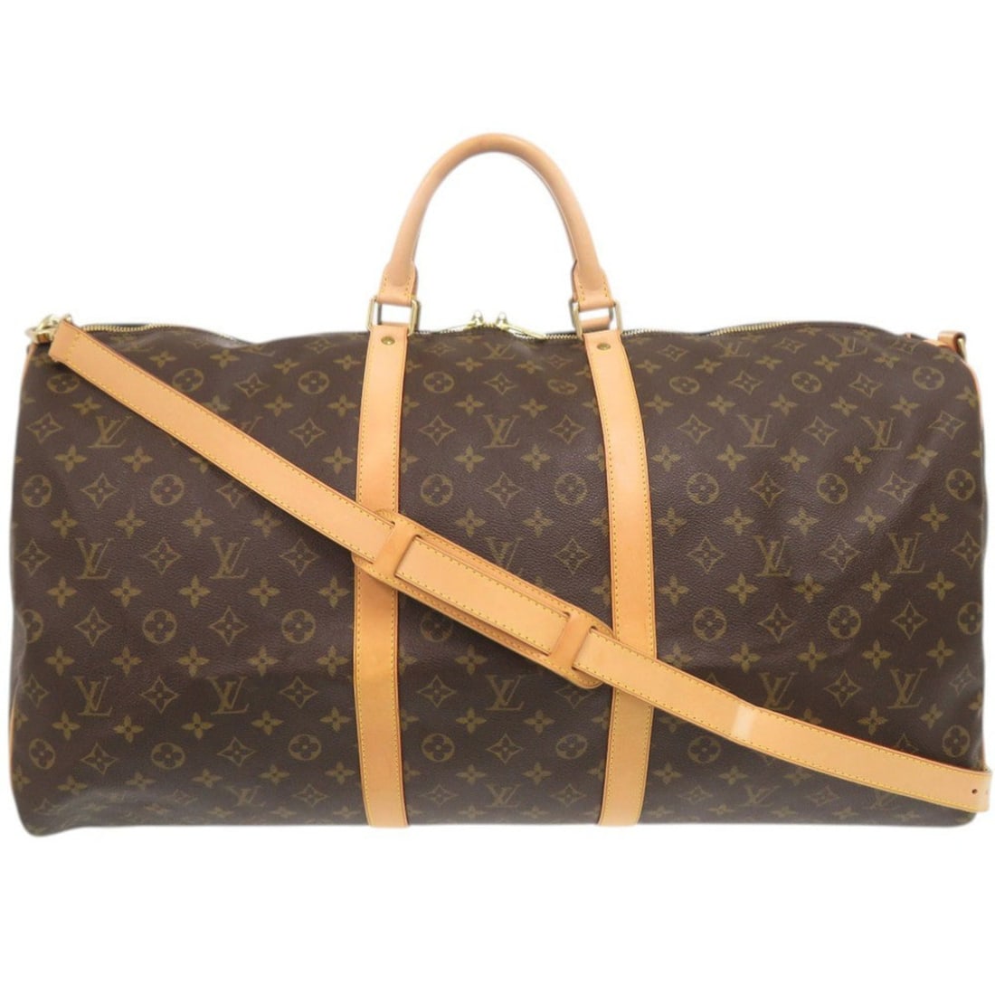 Excellent condition Louis Vuitton Keepall Bandoulière 60 Monogram M41412 Boston bag LV 0817LOUIS: --- Catalog ---Category: SizeSize (HxWxD): 32cm x 60cm x 25cm / 12.59'' x 23.62'' x 9.84''Category: DesignType: Boston bagColor: Brown, MonogramGender: Men,WomenMaterial: Monogram Category: GeneralMPN