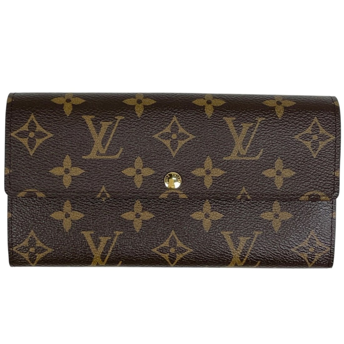 Louis Vuitton Portefeuille Sarah Bifold Wallet with Coin Purse, Monogram Brown, M61734, Women's (1 of 16)