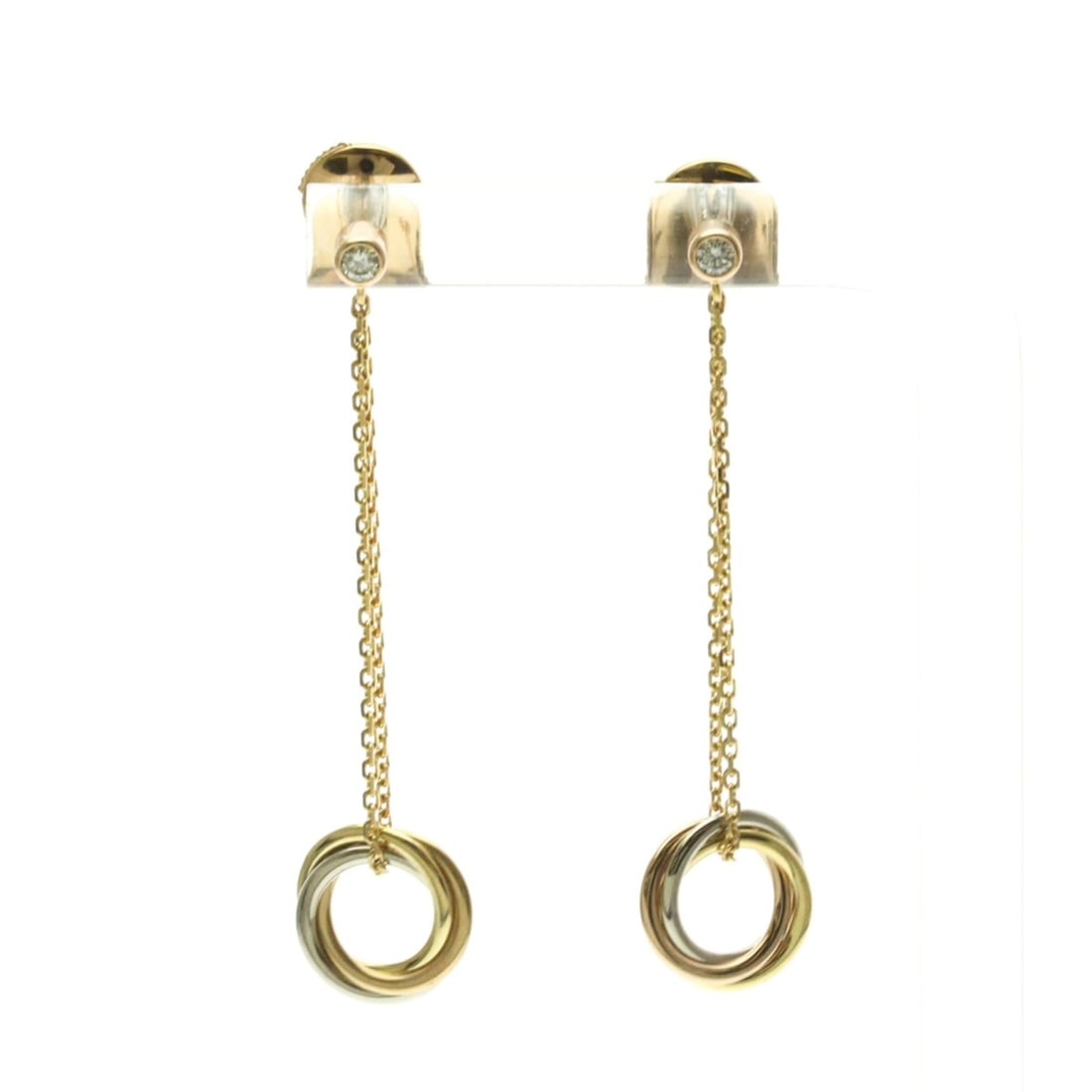 Cartier Sweet Trinity 1P Diamond Earrings Diamond Yellow Gold (18K),Pink Gold (18K),White Gold (18K) (1 of 11)