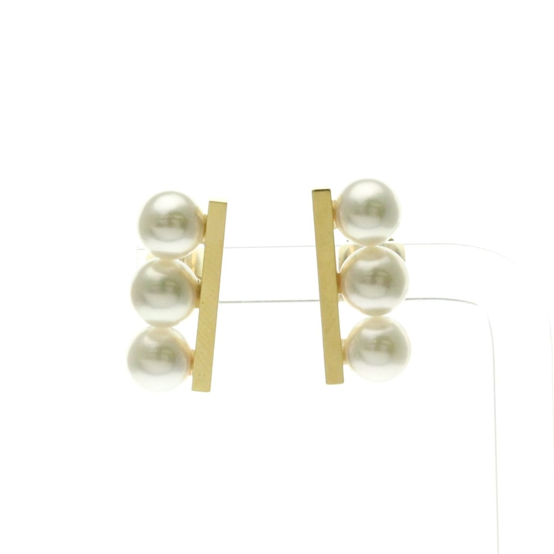 Tasaki Balance Neo Earrings Pearl Yellow Gold (18K) Stud Earrings Gold: --- Catalog ---Category: SizeWeight: 5.8g / 0.2oz.Size (HxWxD): 19.80mm x 6.50mm / 0.78'' x 0.26''Category: DesignType: Stud earringsColor: GoldMetal: GoldStone: PearlStyle: FashionGender: Women,MenMa