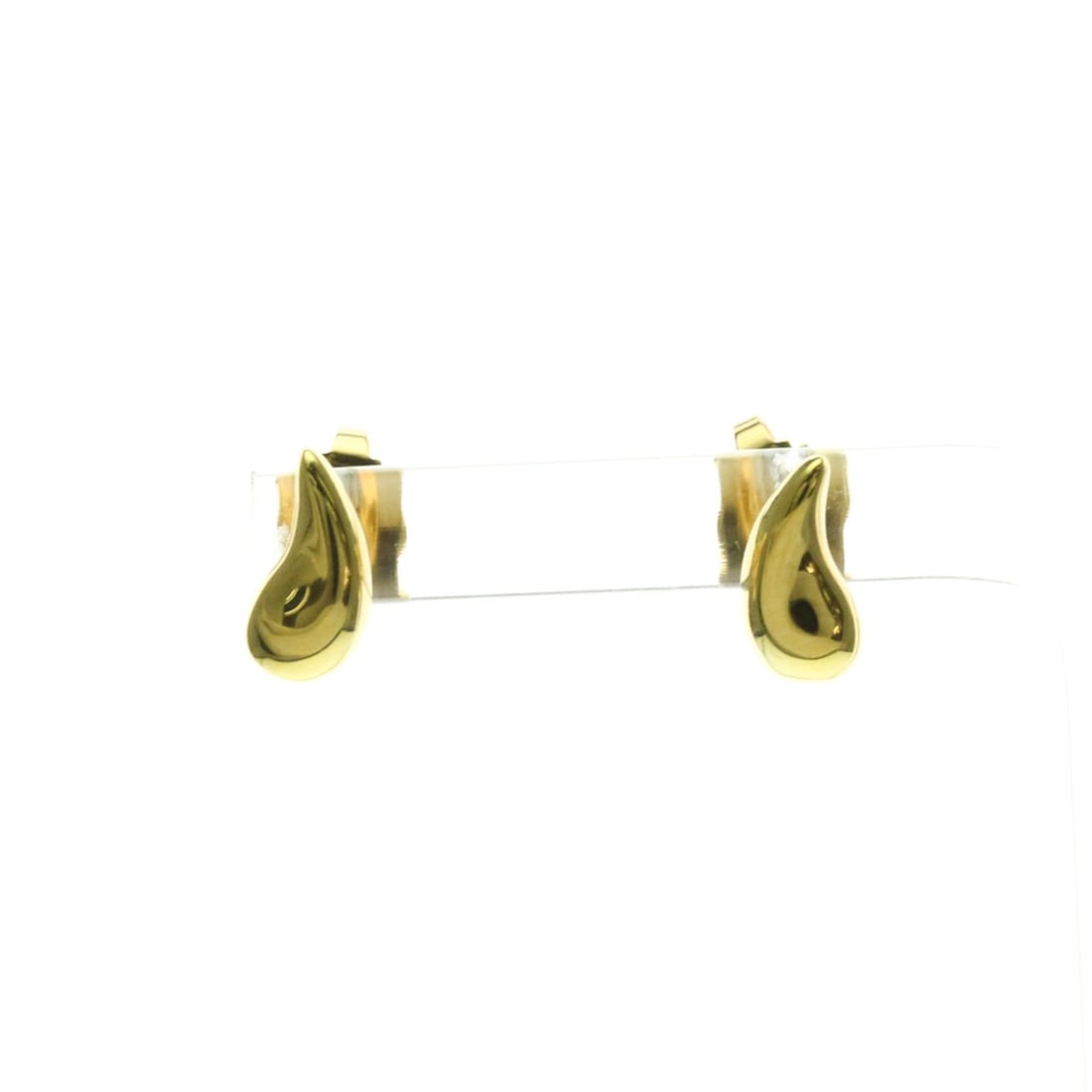 Tiffany Teardrop Earrings No Stone Yellow Gold (18K) Stud Earrings Gold: --- Catalog ---Category: SizeWeight: 1.9g / 0.06oz.Size (HxWxD): 9.80mm x 4.80mm / 0.39'' x 0.19''Category: DesignType: Stud earringsColor: GoldMetal: GoldStone: No StoneStyle: FashionGender: Women,Me