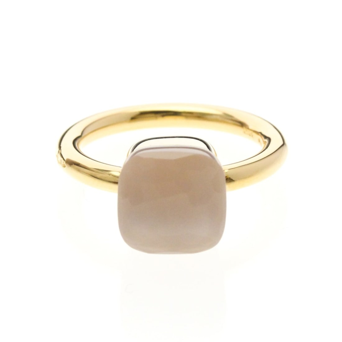 Pomellato Nude Ring Rose Quartz Pink Gold (18K),White Gold (18K) Fashion Rose Quartz Band Ring: --- Catalog ---Category: SizeWeight: 8.2g / 0.28oz.JP Size: 14US Size: 7Stone Size (HxW): 10.30mm x 10.30mm / 0.41'' x 0.41''Category: DesignType: Band ringColor: Pink gold, SilverMetal: Gold, White