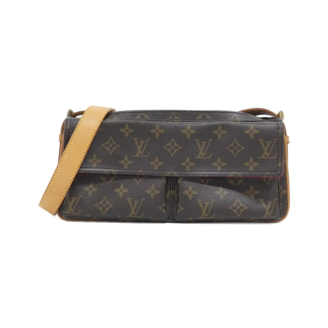 Louis Vuitton Monogram Viva Cite MM M51164+J54316 Handbag: --- Catalog ---Category: SizeSize (HxWxD): 13cm x 30cm x 9cm / 5.11'' x 11.81'' x 3.54''Category: DesignType: HandbagColor: BrownGender: Men,WomenMaterial: Coated canvas Category: GeneralMPN: