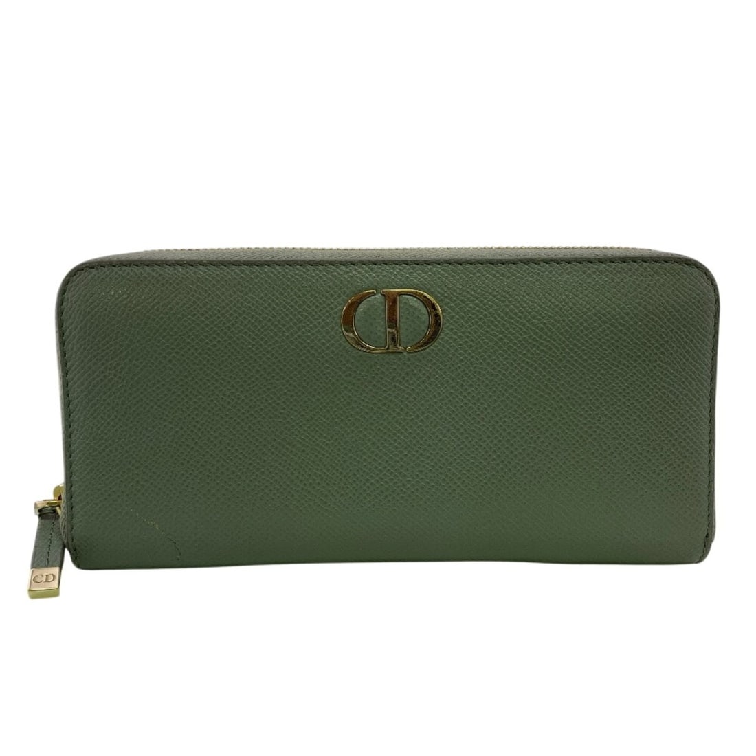 Christian Dior Montaigne Round Zip Wallet Long Wallet, Gray: --- Catalog ---Category: SizeSize (HxWxD): 9.5cm x 19.5cm / 3.74'' x 7.67''Category: DesignColor: GrayGender: UnisexMaterial: Leather Category: GeneralBrand: Christian Dior--- Item List ---Section: Co