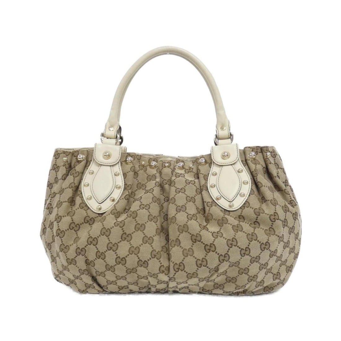 Gucci 206719 Handbag: --- Catalog ---Category: SizeSize (HxWxD): 28cm x 31cm x 11cm / 11.02'' x 12.2'' x 4.33''Handle Length: 40cm / 15.74''Category: DesignType: HandbagColor: Beige, IvoryGender: WomenMaterial: GG canvas C