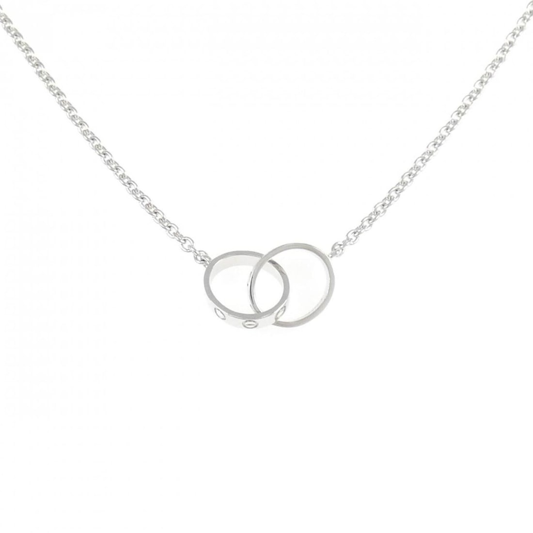 Cartier Baby Love Necklace: --- Catalog ---Category: SizeNeck Circumference: 44 cm / 17.32''Category: DesignColor: White goldGender: WomenMaterial: White goldNecklace Type: NecklaceCategory: GeneralMPN: B7212500Brand: Cartier---