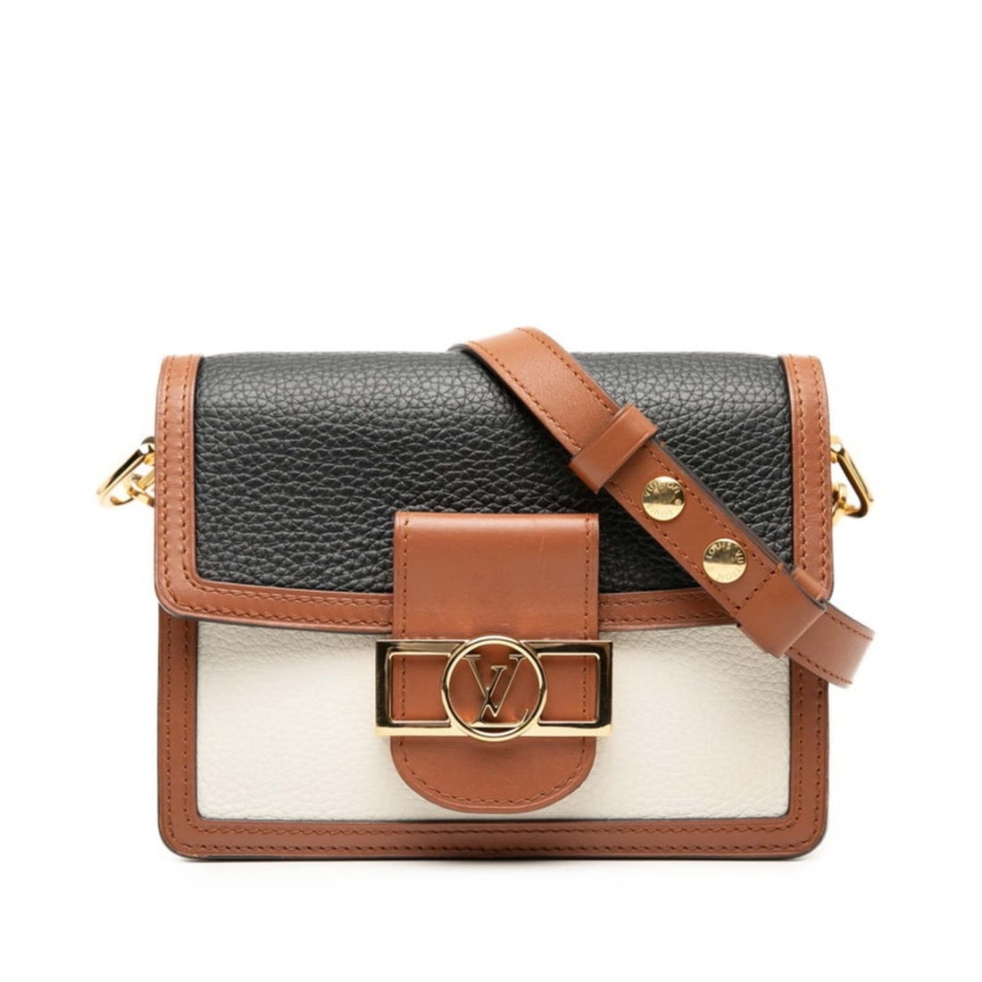 Louis Vuitton Dauphine Mini Shoulder Bag M55073 Brown Multicolor Leather Women's LOUIS VUITTON (1 of 12)