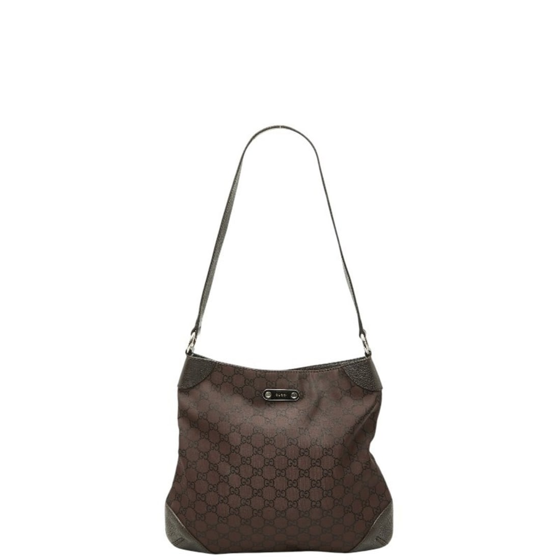 Gucci GG Canvas One-Shoulder Bag 196140 Brown Women's GUCCI: --- Catalog ---Category: SizeStrap Drop: 32cm / 12.59''Size (HxWxD): 28cm x 33.5cm x 3cm / 11.02'' x 13.18'' x 1.18''Category: DesignType: Shoulder bagColor: BrownGender: WomenClosure: