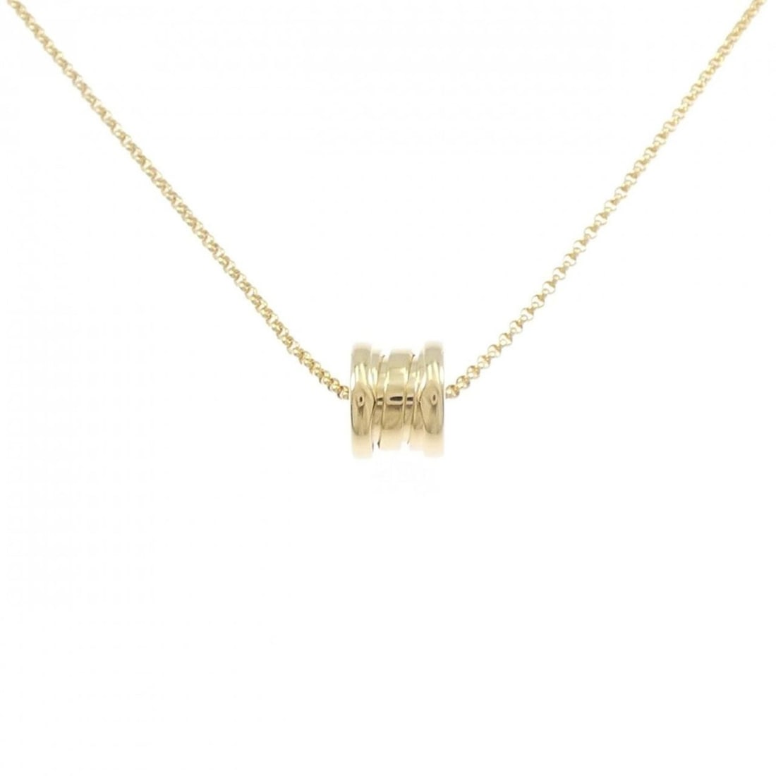 Bvlgari B.Zero1 Necklace: --- Catalog ---Category: SizePendant Size: 9.1mm x 7.3mm / 0.35'' x 0.28''Neck Circumference: 38 cm - 45 cm / 14.96'' - 17.71''Category: DesignGender: WomenMaterial: Yellow gold (18K)Pendant Type: