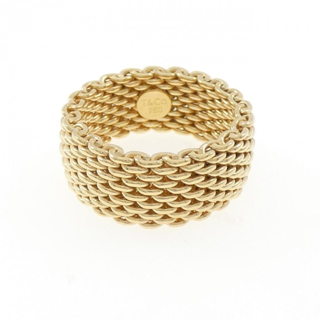 Tiffany Somerset Ring: --- Catalog ---Category: SizeJP Size: 17.5US Size: 8.5Category: DesignType: Band ringGender: Women,MenMaterial: Yellow gold (18K)Category: GeneralBrand: Tiffany--- Item List ---Section: