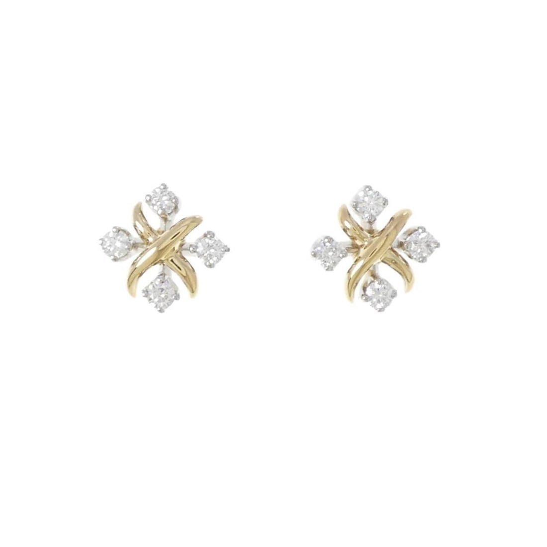 Tiffany Lynn Earrings: --- Catalog ---Category: SizeSize (HxWxD): 10.00mm x 10.00mm / 0.39'' x 0.39''Category: DesignType: Stud earringsGender: WomenMaterial: Platinum 950, Yellow gold (18K)Category: GeneralMPN: