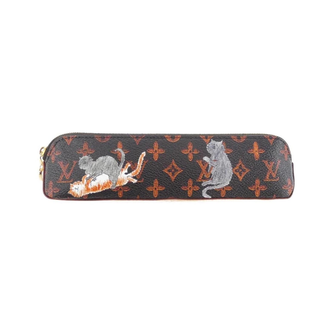 Louis Vuitton Catgram Trouse Elisabeth GI0357 Pen Case: --- Catalog ---Category: DesignType: Pen caseColor: BrownMaterial: CanvasCategory: GeneralMPN: GI0357Brand: Louis Vuitton--- Item List ---Section: ConditionRanking: Rank A Used - A few traces of