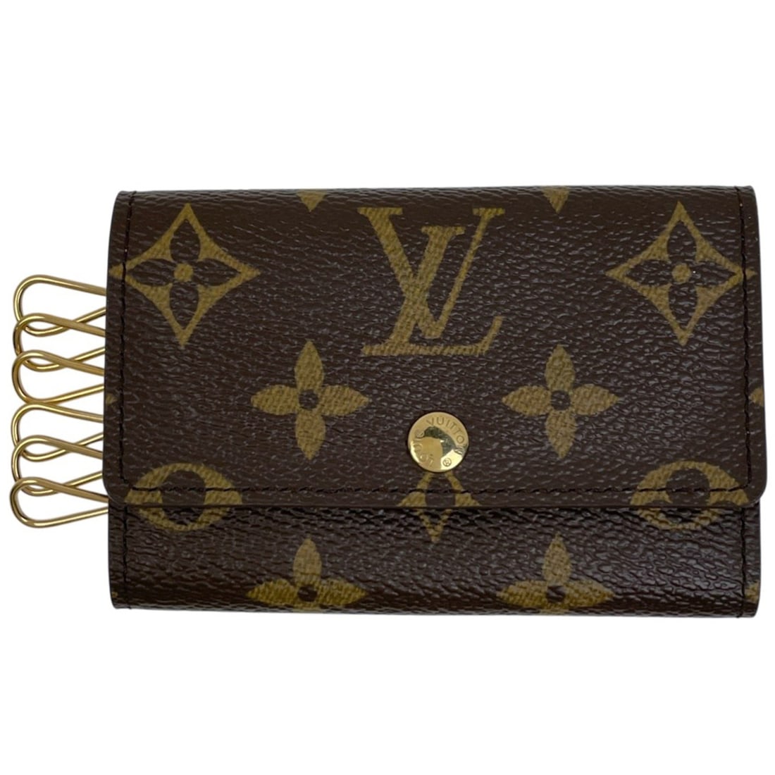 Louis Vuitton Multicles 6 Keychain Key Hook Case Monogram Brown M62630 Women's (1 of 15)