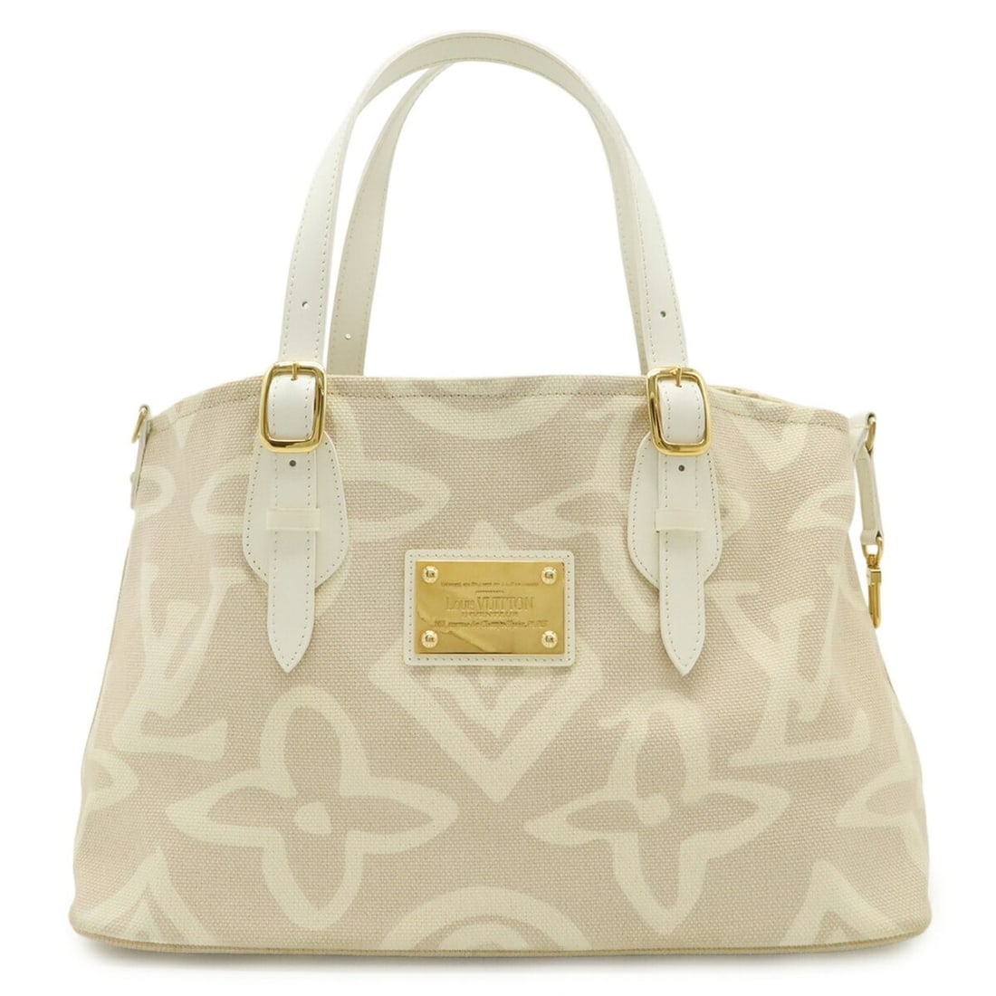 LOUIS VUITTON Louis Vuitton Cruise Line Taïcienne PM Tote Bag Shoulder Sable Beige M95674: --- Catalog ---Category: SizeSize (HxWxD): 26.5cm x 40cm x 16cm / 10.43'' x 15.74'' x 6.29''Category: DesignType: Shoulder bag, Tote bagColor: SableGender: WomenMaterial: Canvas , Leather Category: Ge
