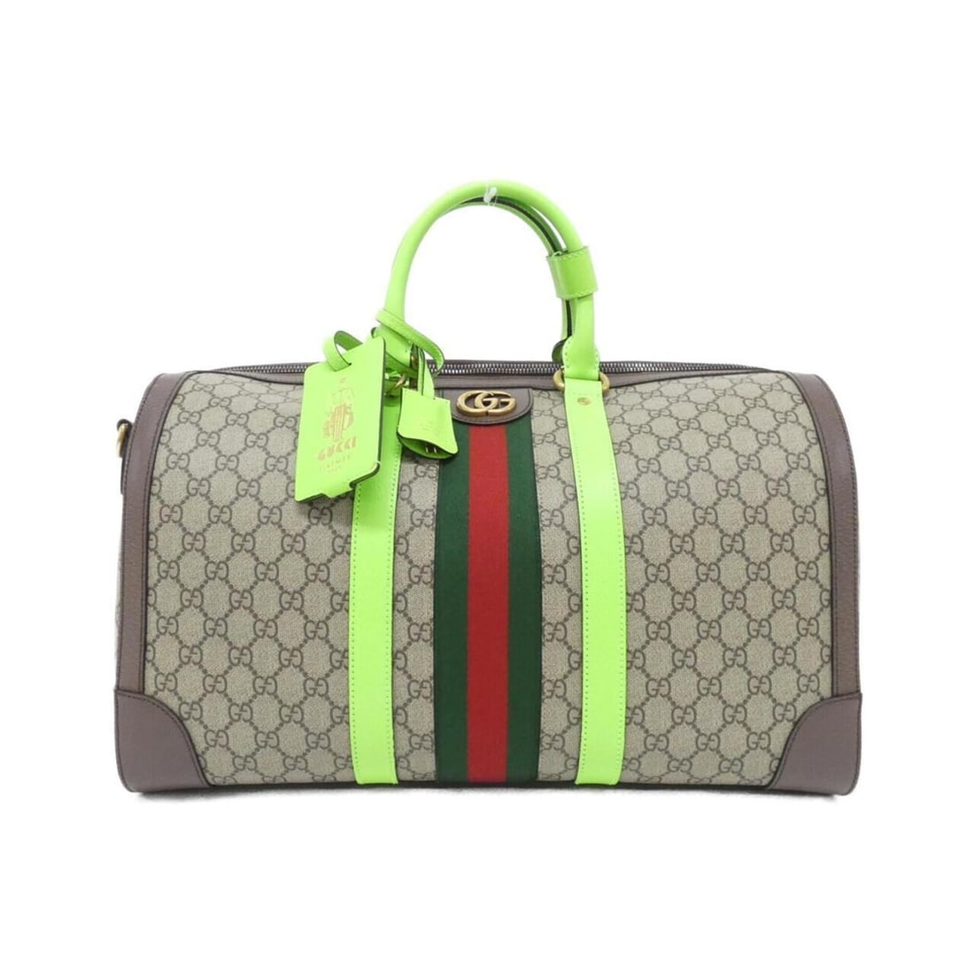 Gucci SAVOY 724642 Boston Bag: --- Catalog ---Category: SizeSize (HxWxD): 28cm x 44cm x 23cm / 11.02'' x 17.32'' x 9.05''Category: DesignType: Boston bagColor: BeigeGender: Women,MenMaterial: GG Supreme , Canvas Category: