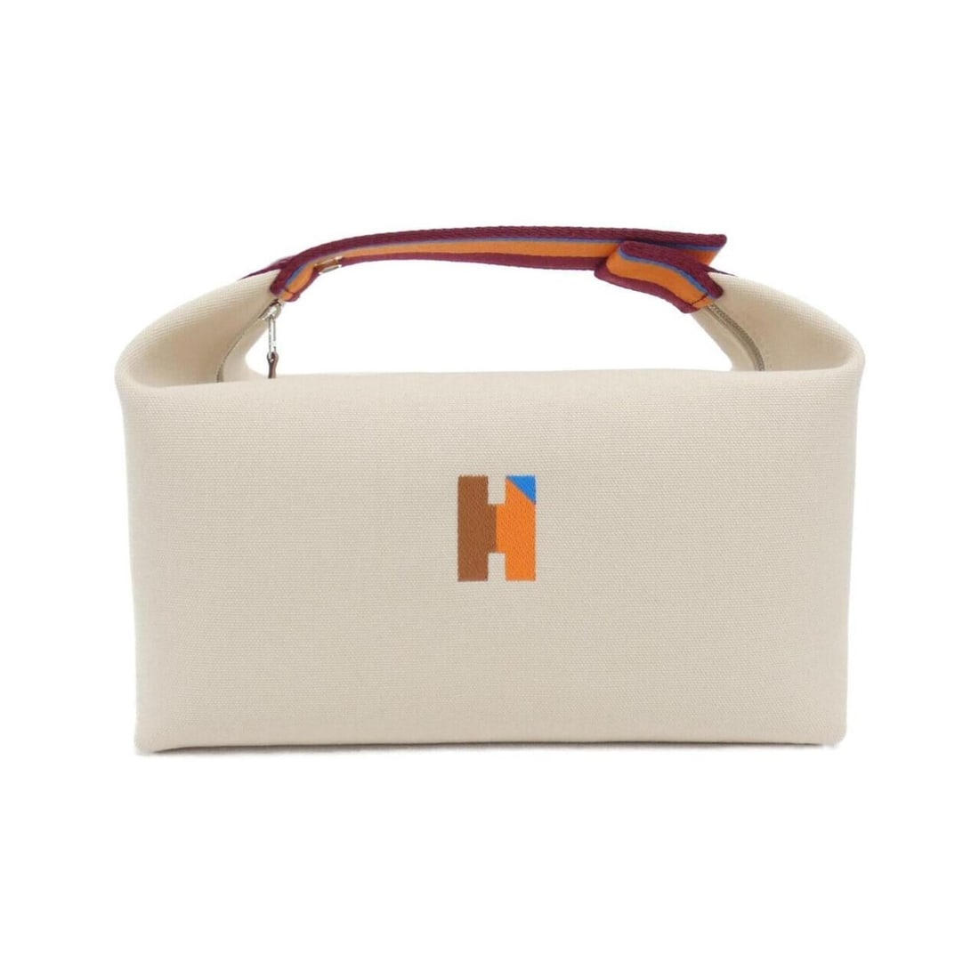 Hermes H Pavillon Brid à Black GM 104347M Handbag Pouch: --- Catalog ---Category: SizeSize (HxWxD): 15cm x 25cm x 14cm / 5.9'' x 9.84'' x 5.51''Category: DesignType: Handbag, PouchColor: Beige, NaturalGender: Women,MenMaterial: Canvas Category: GeneralMPN:
