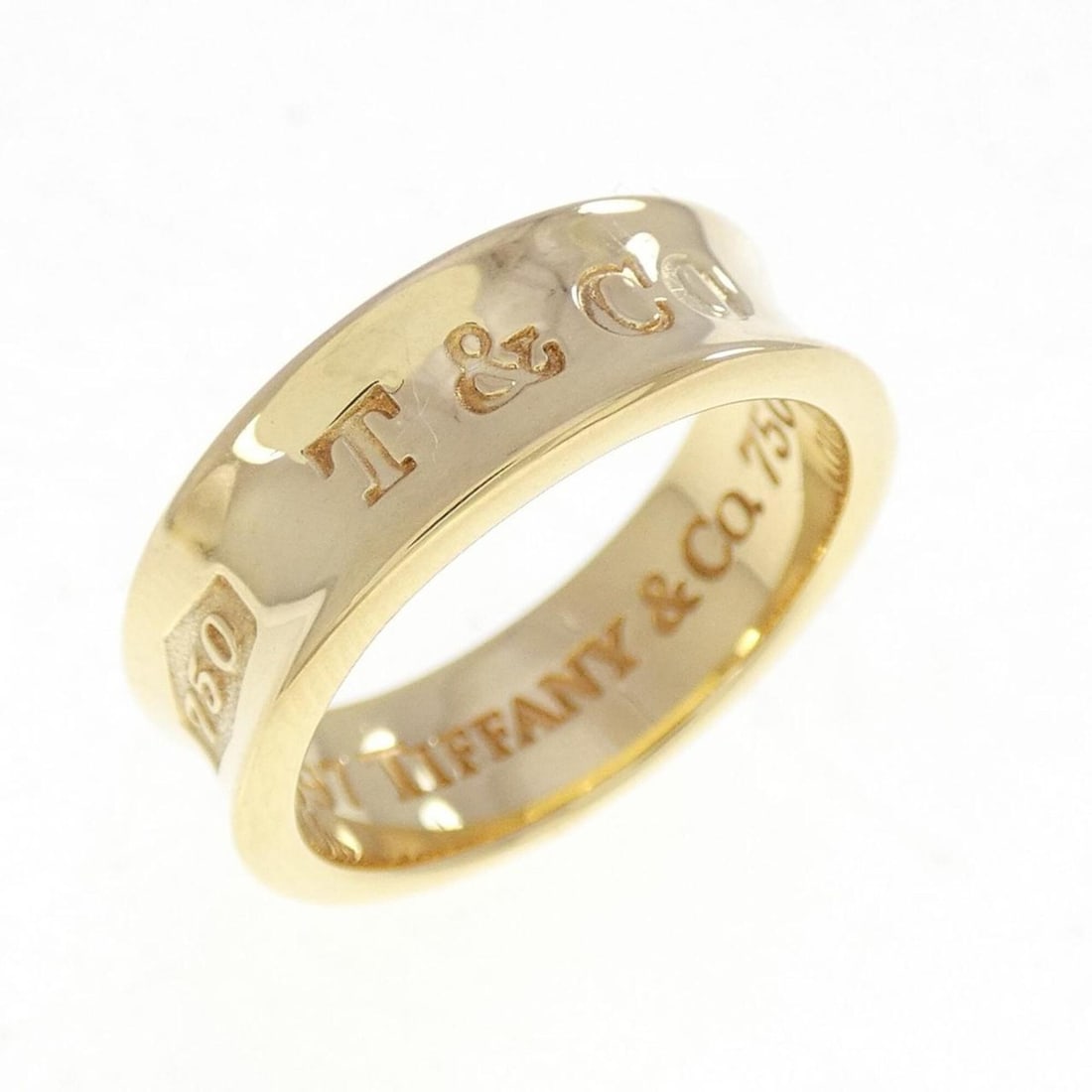 Tiffany & Co. 1837 Ring: --- Catalog ---Category: SizeJP Size: 9US Size: 5Category: DesignType: Band ringColor: Yellow goldGender: WomenMaterial: Yellow gold (18K)Category: GeneralMPN: 1837Brand: Tiffany--- Item List ---Secti