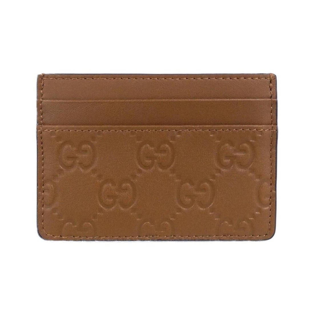 Gucci GG EMBLEM 847204 Business Card Holder/Card Case: --- Catalog ---Category: DesignType: Card caseColor: BrownGender: Women,MenMaterial: Leather Category: GeneralMPN: 847204Brand: GucciCategory: Physical PropertiesSize (HxWxD): 7cm x 10cm / 2.75'' x