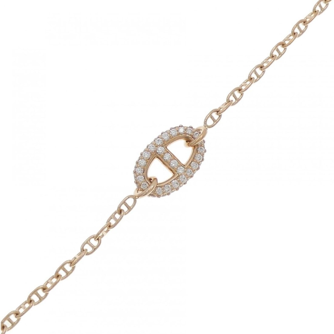 Hermes New Farandole Bracelet: --- Catalog ---Category: SizeLength: 16.5cm / 6.49''Category: DesignType: Charm braceletColor: Pink goldStone: DiamondGender: WomenMaterial: Pink gold (18K)Category: GeneralMPN: H221414B 00SHBrand: He