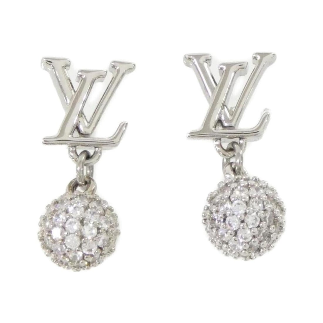 Louis Vuitton LV Iconic Louisa Strass M03242 Earrings: --- Catalog ---Category: SizeSize (HxWxD): 22.00mm x 10.00mm / 0.87'' x 0.39''Category: DesignType: Stud earringsColor: SilverGender: WomenCategory: GeneralMPN: M03242Brand: Louis Vuitton--- Item