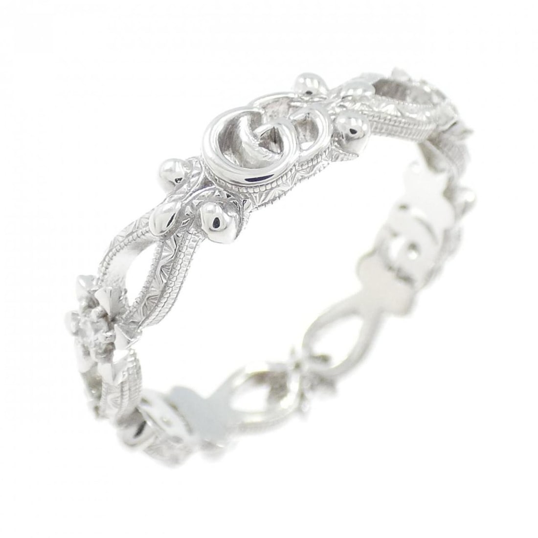 Gucci Flora Ring: --- Catalog ---Category: SizeJP Size: 12US Size: 6.5Category: DesignType: Band ringColor: White goldStone: DiamondGender: WomenMaterial: White gold (18K)Category: GeneralMPN: 629827 J8568 9066Brand: