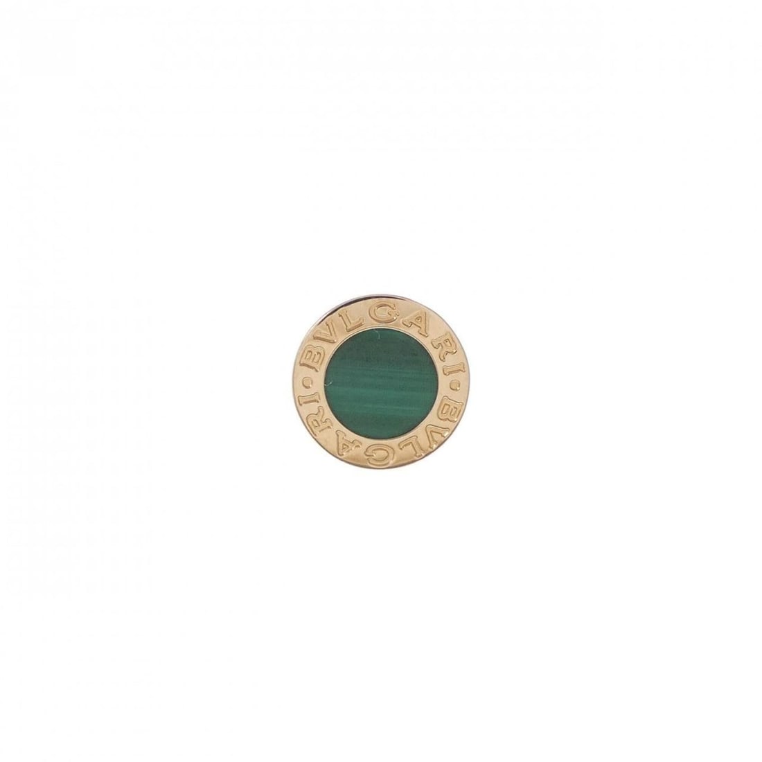 Bvlgari Earring (Single Earring): --- Catalog ---Category: SizeSize (HxWxD): 9.60mm x 9.60mm / 0.38'' x 0.38''Category: DesignType: Stud earringsColor: Pink goldStone: MalachiteGender: WomenMaterial: Pink gold (18K)Single earring: Yes