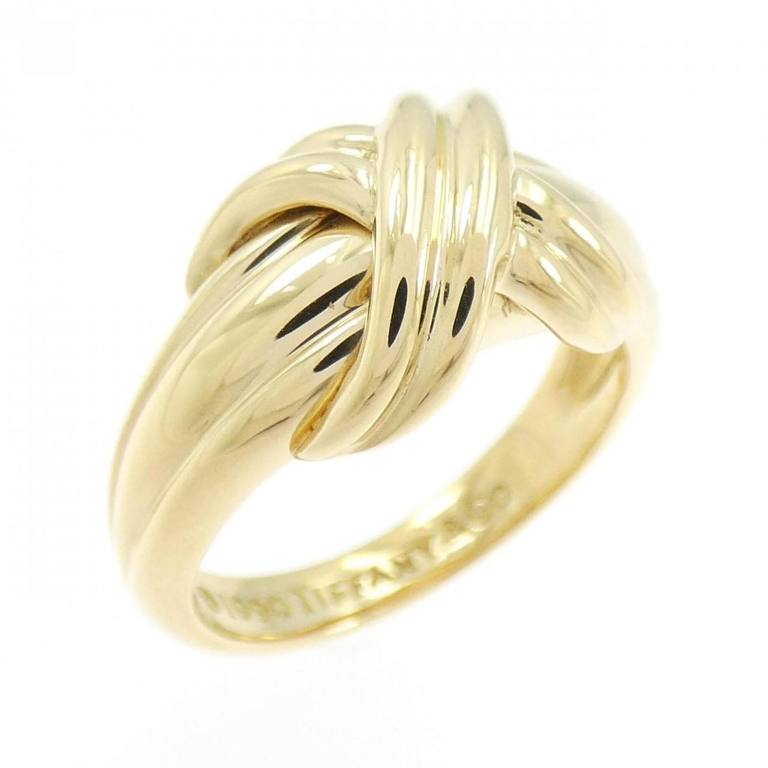 Tiffany Signature Ring: --- Catalog ---Category: SizeJP Size: 9US Size: 5Category: DesignType: Band ringColor: Yellow goldGender: WomenMaterial: Yellow gold (18K)Category: GeneralBrand: Tiffany--- Item List ---Section: