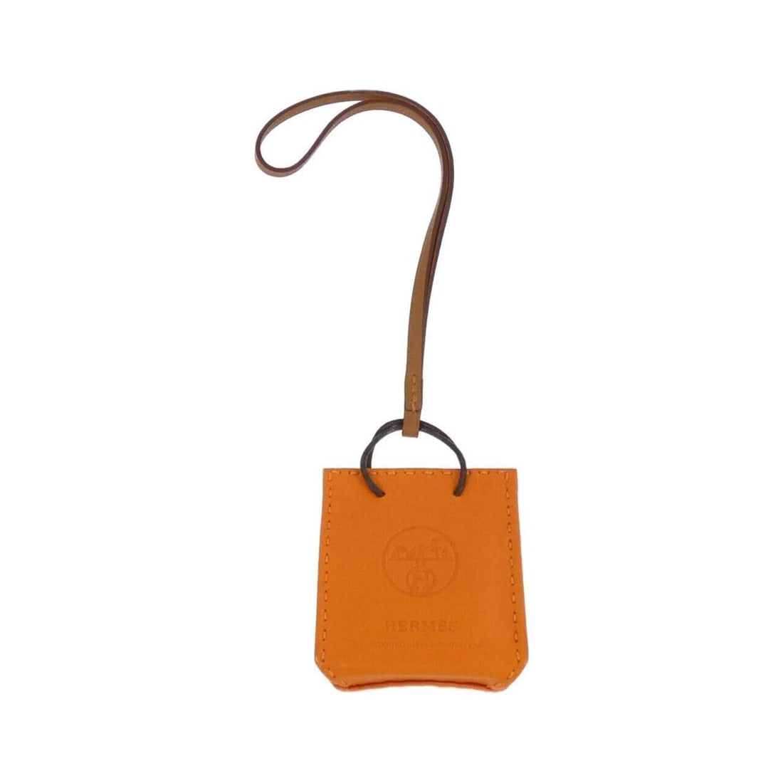 Hermes Sac Orange Accessory Bag Charm 079065CA (1 of 16)